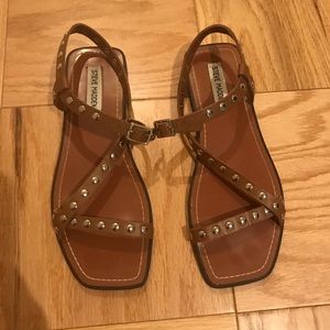 Steve Madden Tan leather sandals
